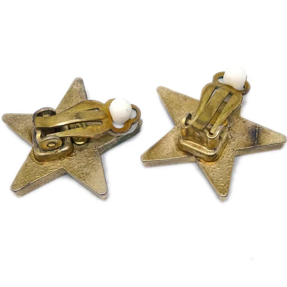Chanel Star Earrings Clip-On Pink 01P