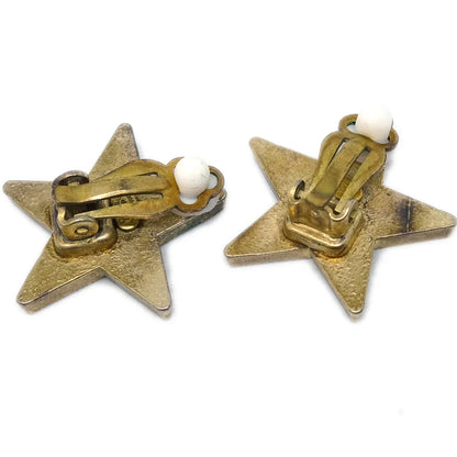 Chanel Star Earrings Clip-On Pink 01P