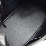 Hermes * 2011 So Black Box Calf Birkin 30 Handbag