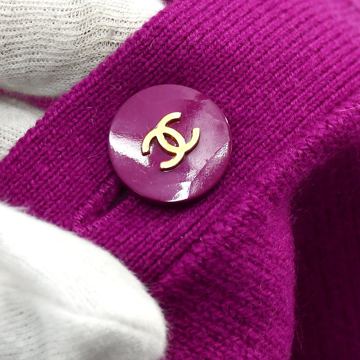 Chanel Cardigan Purple 95A #38