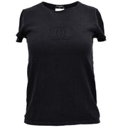 シャネル Tシャツ ブラック 05C #38