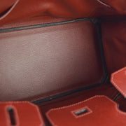 Hermes 2003 Rouge H Box Calf Birkin 30 Handbag