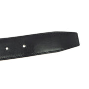 Hermes 2006 Black Box Calf Constance Reversible Belt #100 Small Good