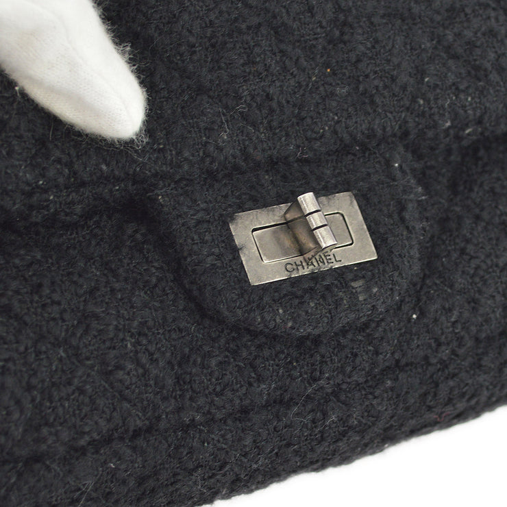 Chanel 2009-2010 Tweed Mademoiselle Lock Shoulder Bag