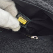 Chanel Black Tweed Mademoiselle Lock Shoulder Bag