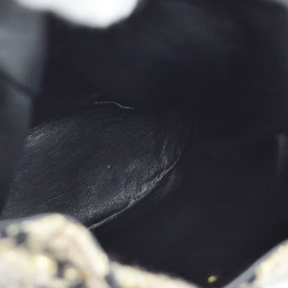 Chanel Beige Black Tweed Duma Backpack Large