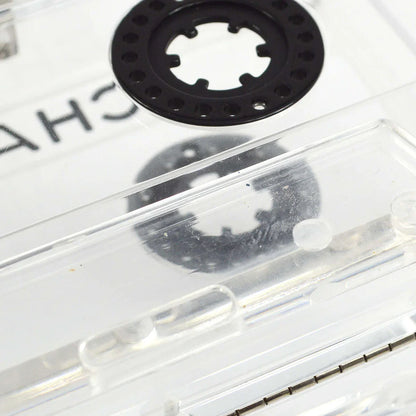 Chanel Clear Acrylic Cassette Tape Clutch Bag 04P