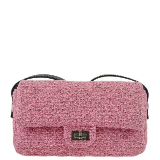 Chanel 2009-2010 Tweed Mademoiselle Lock Shoulder Bag