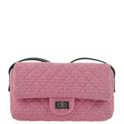 Chanel 2009-2010 Tweed Mademoiselle Lock Shoulder Bag