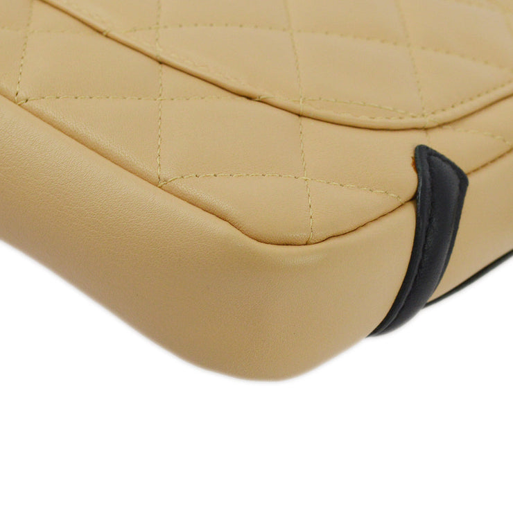 Chanel Beige Calfskin Cambon Ligne Shoulder Bag