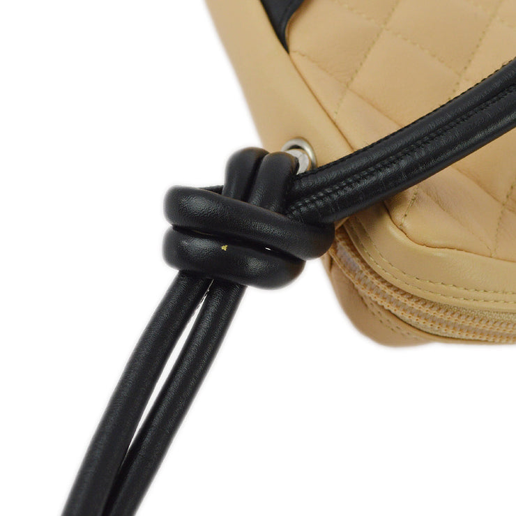 Chanel Beige Calfskin Cambon Ligne Shoulder Bag