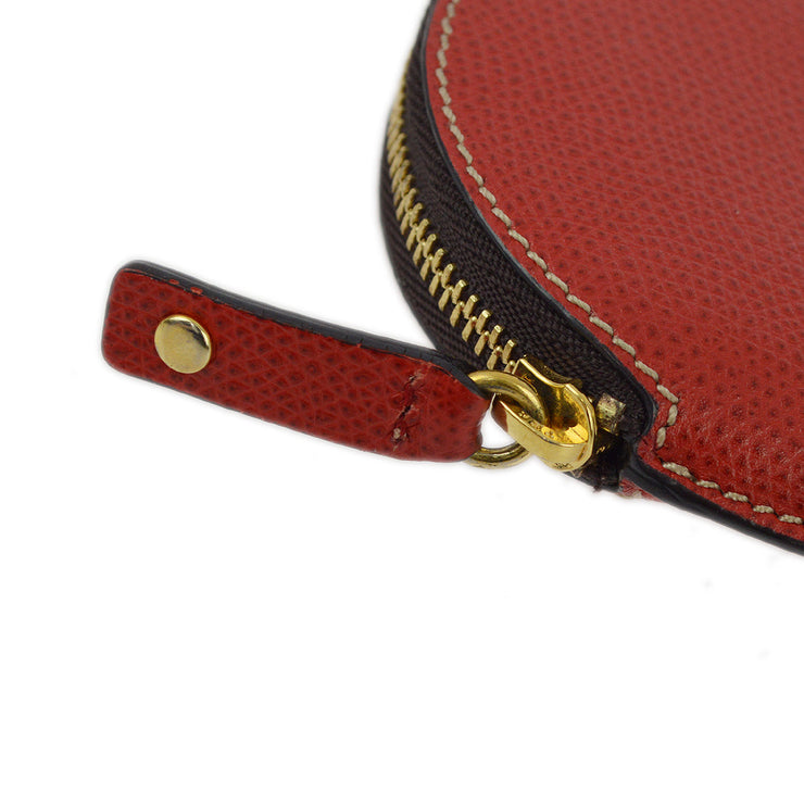 Loewe Red Anagram Coin Purse Wallet