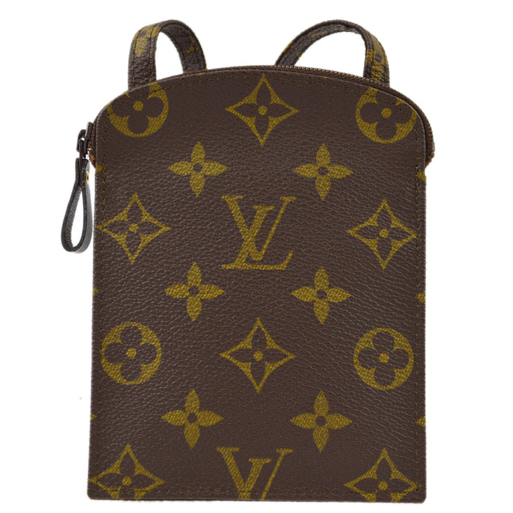 Louis Vuitton 1996 Monogram Pochette Secret Shoulder Bag M45484