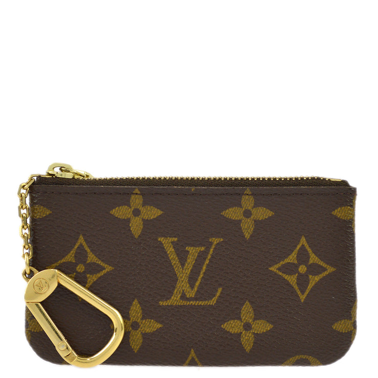 Louis Vuitton 2005 Monogram Pochette Cles Coin Purse Wallet M62650