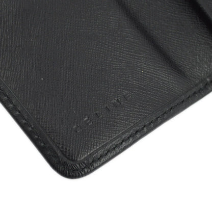 Celine Black Macadam Key Case Small Good