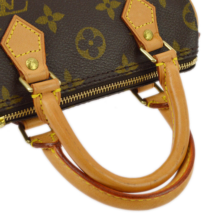 Louis Vuitton 2002 Monogram Mini Speedy Handbag M41534