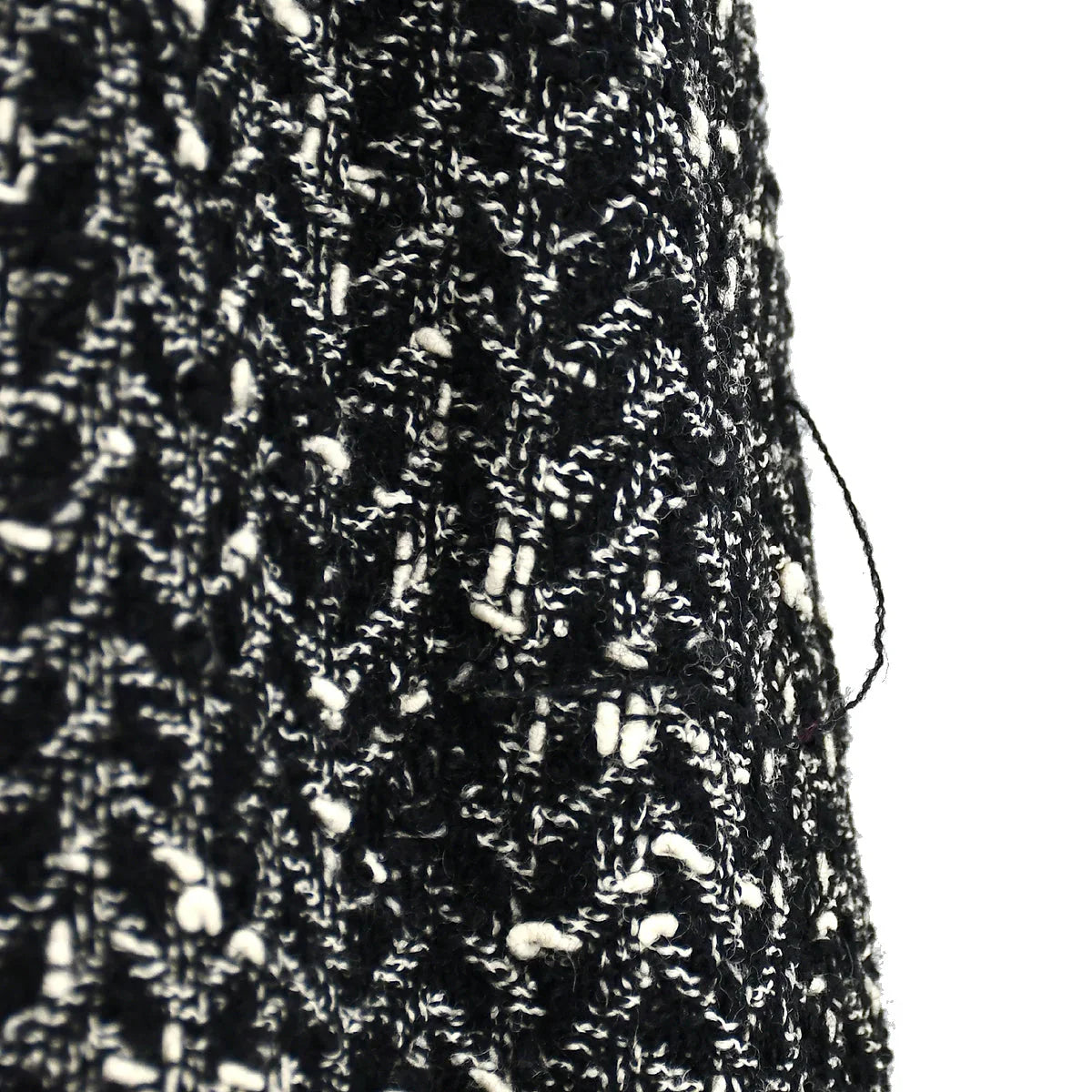 Chanel Jacket Skirt Suit Black 97A #46