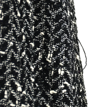 Chanel Jacket Skirt Suit Black 97A #46