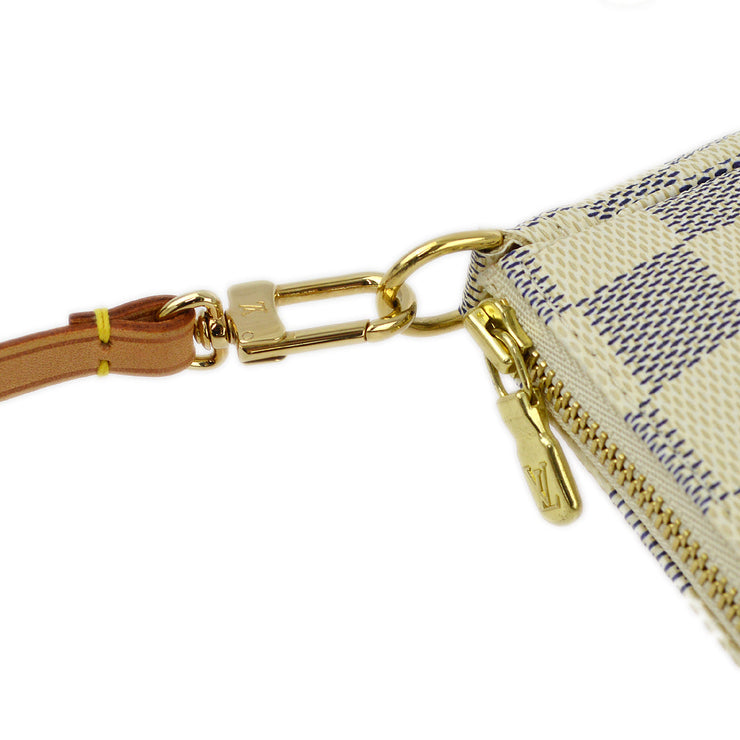 Louis Vuitton 2008 Damier Azur Pochette Accessoires Handbag N51986