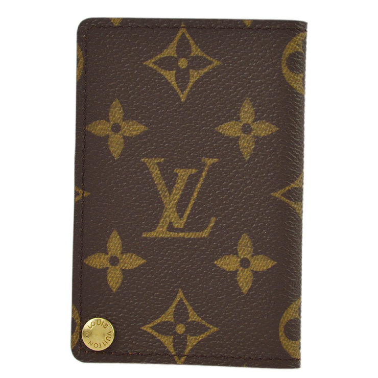 Louis Vuitton 1999 Porte Cartes Credit Pression Card Case M60937 Small Good