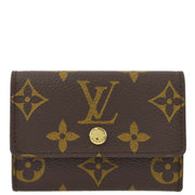 Louis Vuitton 2008 Monogram Porte Monnaie Plat Coin Case Wallet M61930