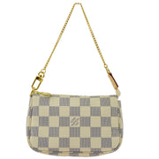Louis Vuitton 2009 Azur Mini Pochette Accessoires Handbag N58010