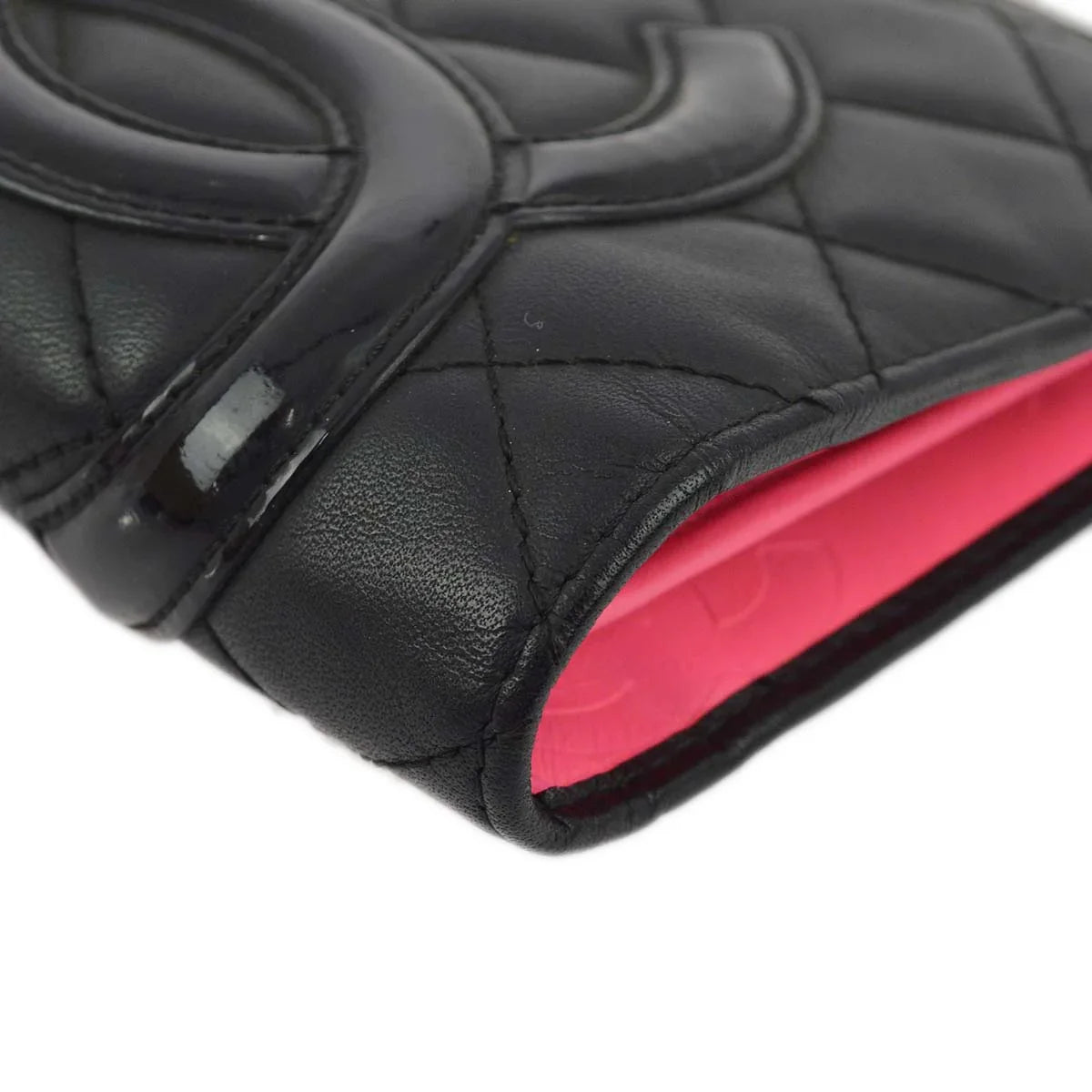 Chanel Black Calfskin Cambon Ligne Long Wallet