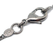 Chanel Padlock Key Chain Necklace Pendant Silver 07P