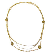 Chanel Lion Gold Chain Necklace 1983