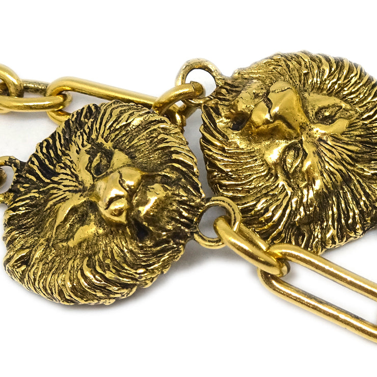 Chanel Lion Gold Chain Necklace 1983