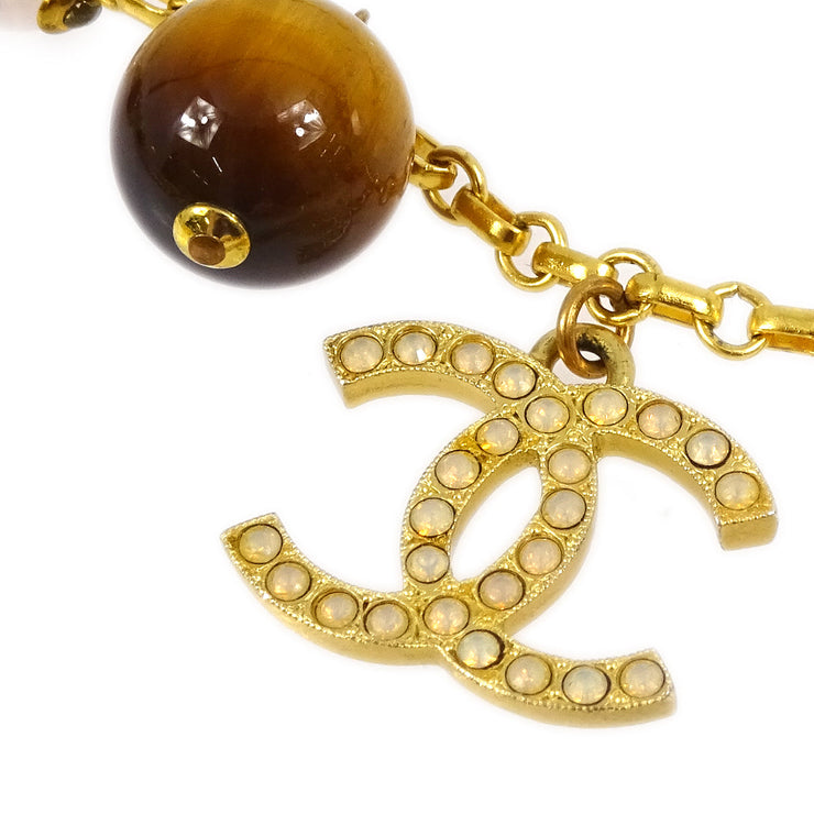 Chanel Stone Gold Chain Necklace 01A