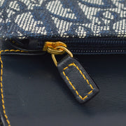 Christian Dior 2003 Navy Trotter Long Wallet Purse