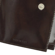 Prada Brown Satin Bifold Wallet