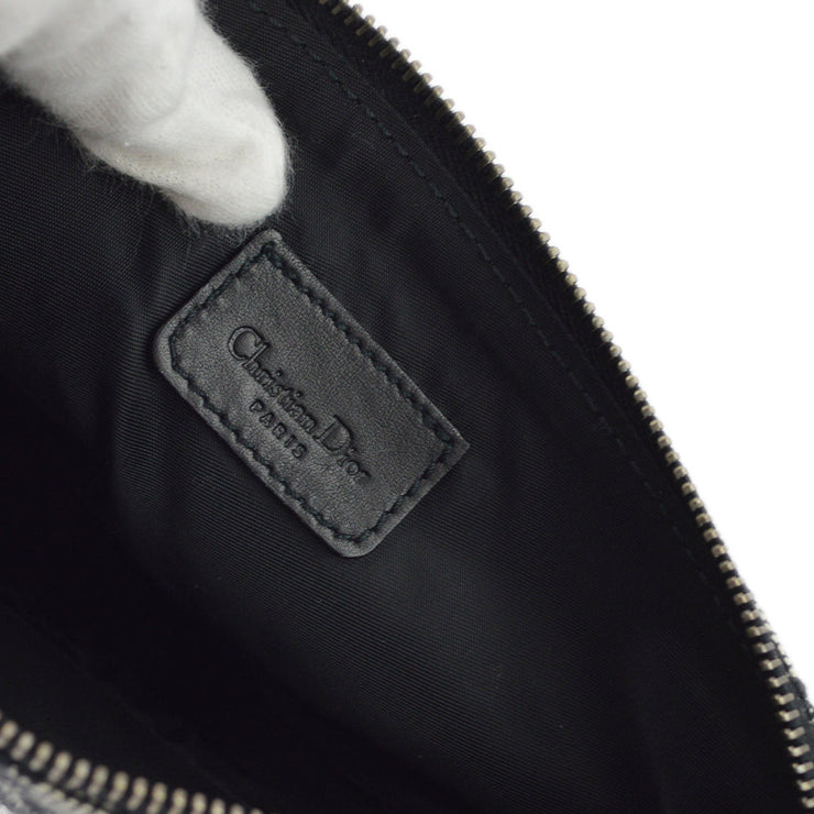 Christian Dior 2003 Black Trotter Saddle Handbag