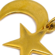 Celine Star Moon Gold Chain Pendant Necklace