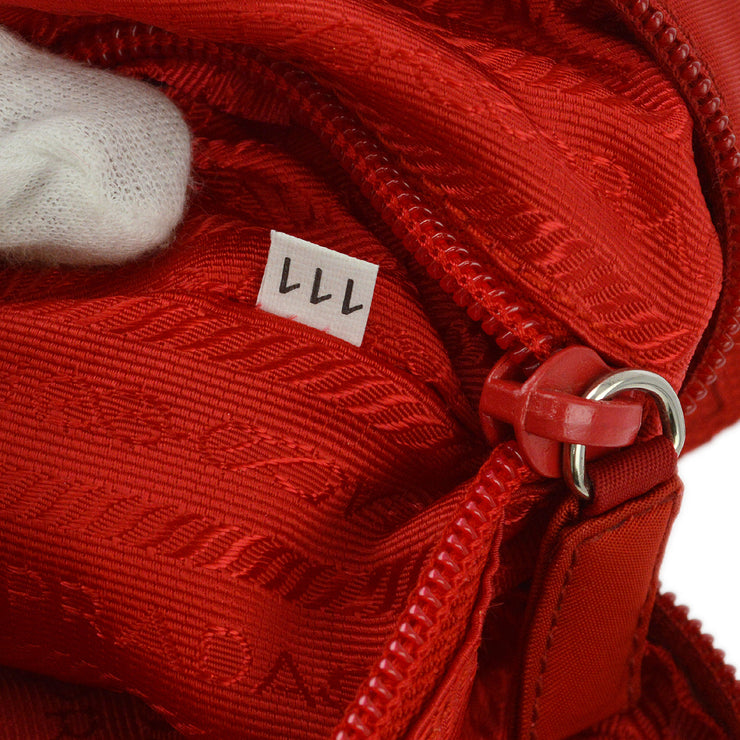 Prada Sport Red Nylon Shoulder Bag