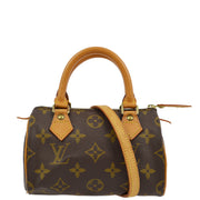 Louis Vuitton 1995 Monogram Mini Speedy 2way Shoulder Handbag M41534