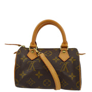 Louis Vuitton 1995 Monogram Mini Speedy 2way Shoulder Handbag M41534