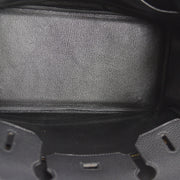 Hermes 2002 Black Togo Birkin 30 Handbag