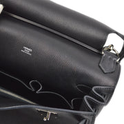 Hermes 2010 Black Swift Jypsiere 28 Shoulder Bag