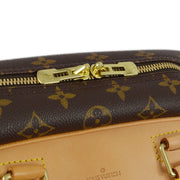 Louis Vuitton 2003 Monogram Deauville Bowling Vanity Handbag M47270