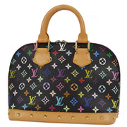 Louis Vuitton 2004 Black Monogram Multicolor Alma Handbag M92646