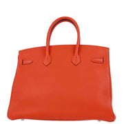 Hermes 2012 Red Togo Birkin 35 Handbag