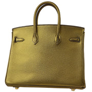 Hermes * 2004 Gold Chevre Birkin 25 Handbag