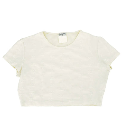 Chanel Cropped T-shirt White