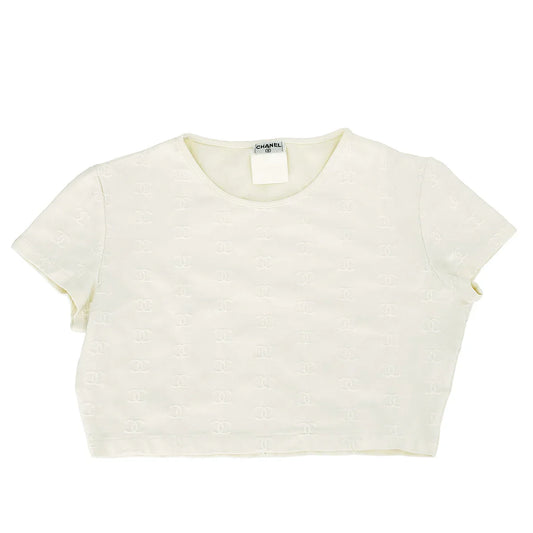 Chanel Cropped T-shirt White