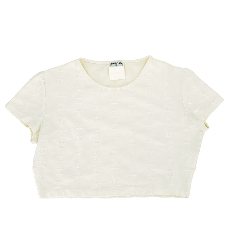 Chanel Cropped T-shirt White
