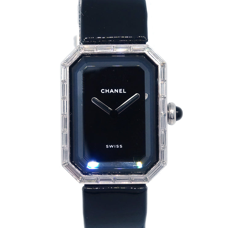 Chanel Premiere Watch 18KWG Baguette Diamond