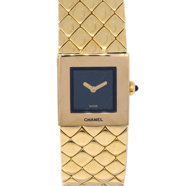 Chanel Matelasse Watch 18KYG