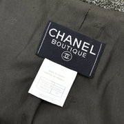 Chanel Single Breasted Jacket Green 97A #38